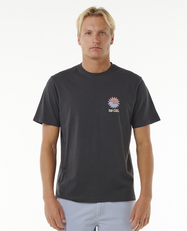 Rip Curl Rip Curl SWC BREAKER TEE Washed Black T-shirt