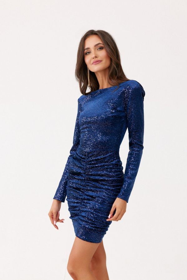 Roco Roco Woman's Dress SUK0443 Navy Blue