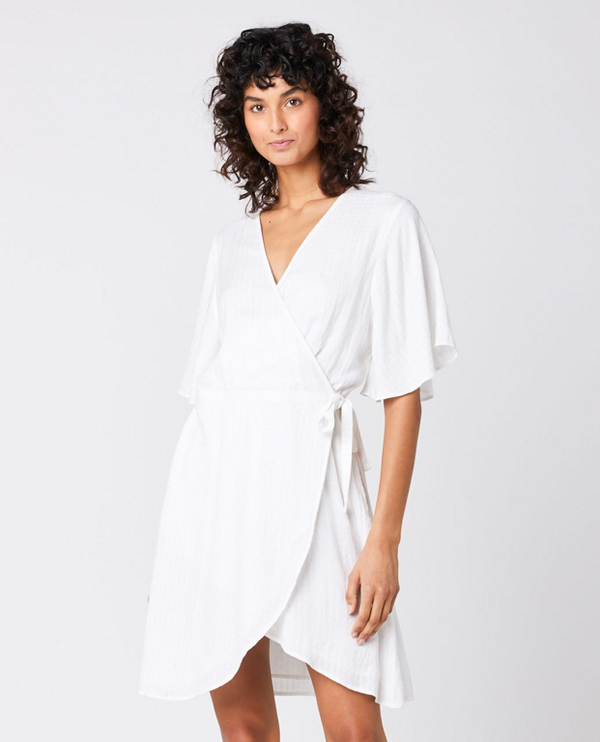 Rip Curl Šaty Rip Curl IBIZA WRAP DRESS White