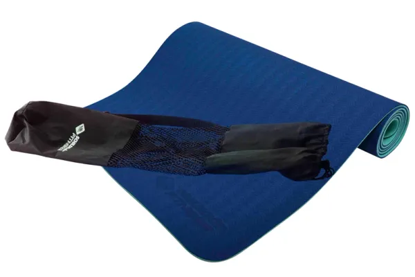 Schildkrot Schildkrot Schildkröt Yoga Mat 4 mm Bicolor Navy/Mint