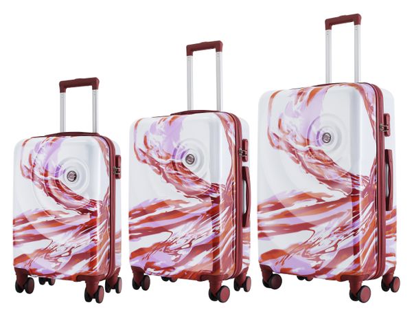 Semiline Semiline Unisex's ABS Suitcase Set T5654-0
