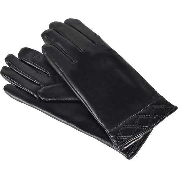 Semiline Semiline Woman's Women Leather Antibacterial Gloves P8209
