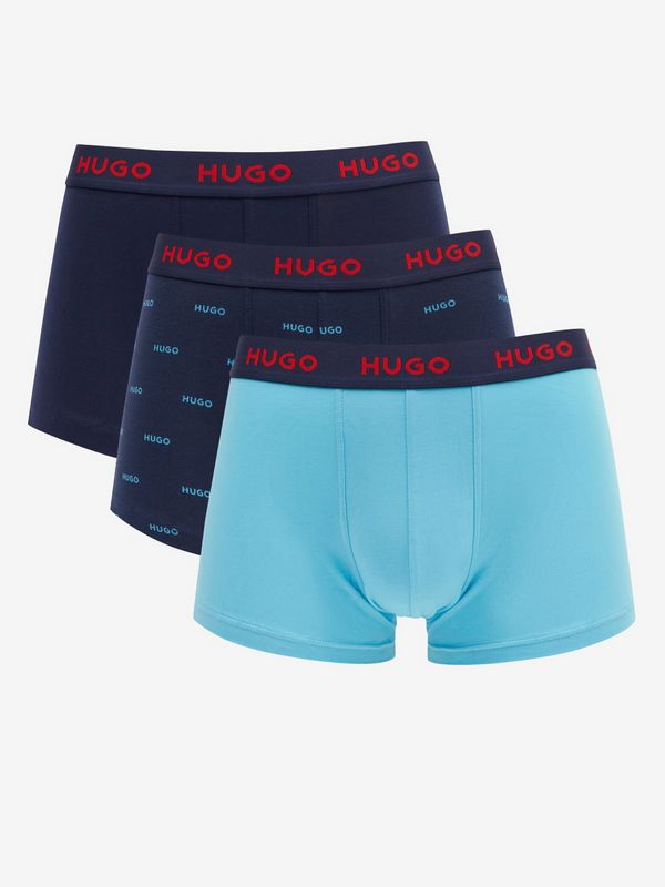 Hugo Set of three HUGO Triplet Design men's boxer shorts