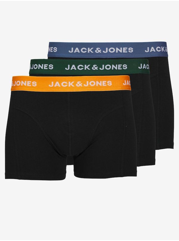 Jack & Jones Set of three men's black boxer shorts Jack & Jones - Men's