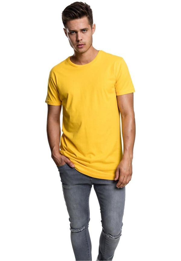 UC Men Shaped long T-shirt chrome yellow