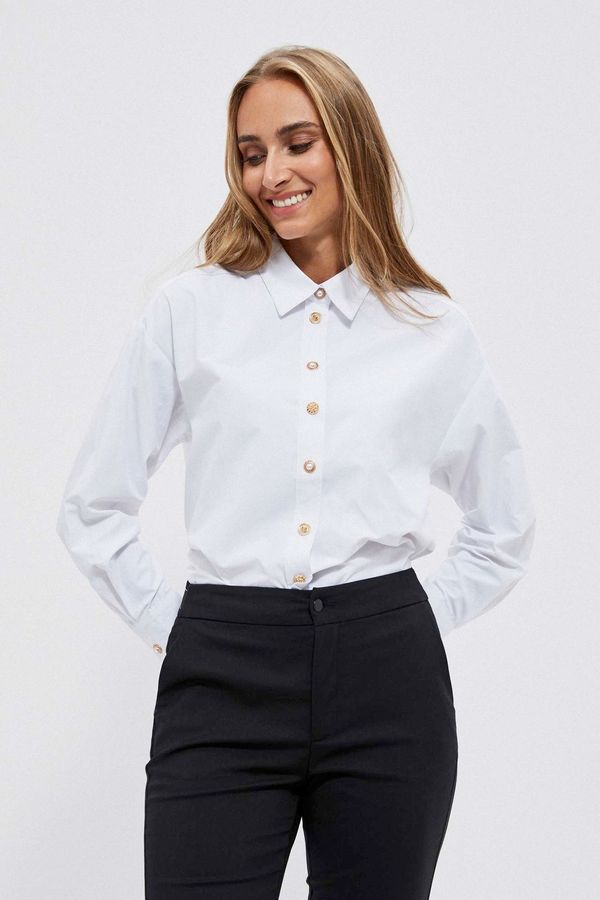 Moodo Shirt with gold buttons
