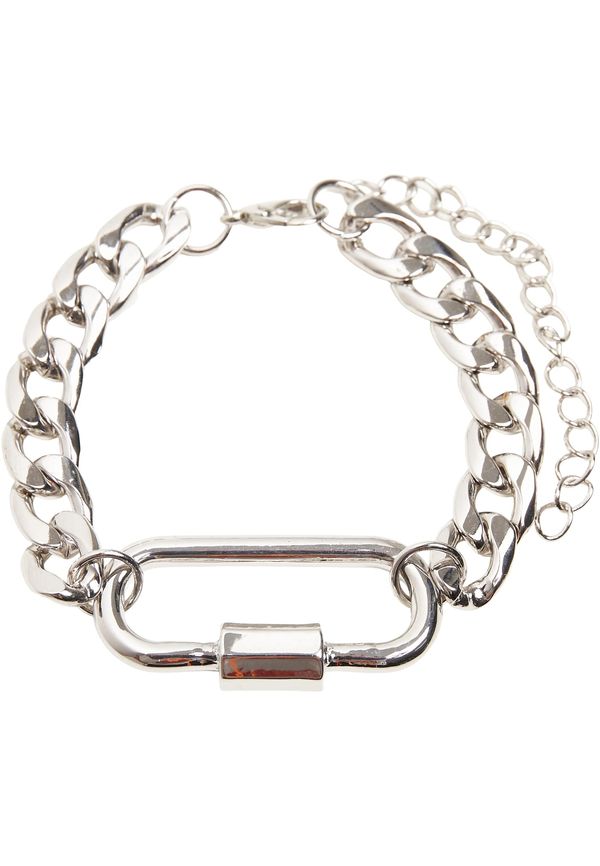 Urban Classics Accessoires Silver bracelet with clasp