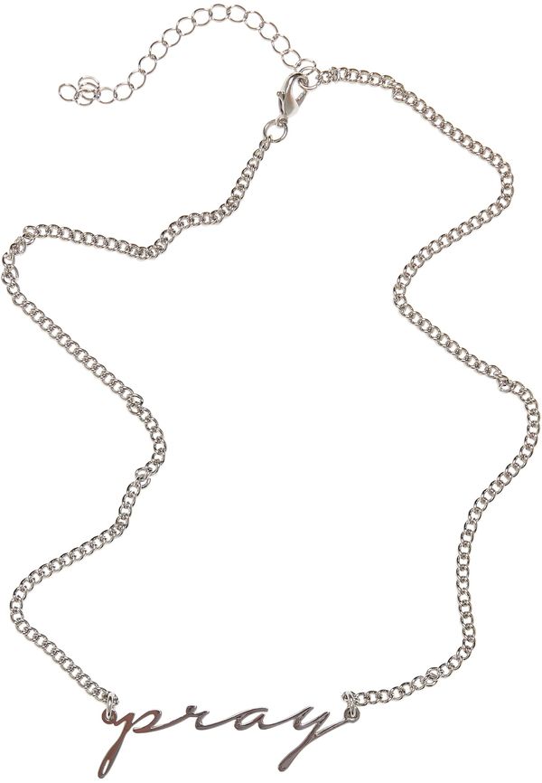 MT Accessoires Silver Pray Necklace