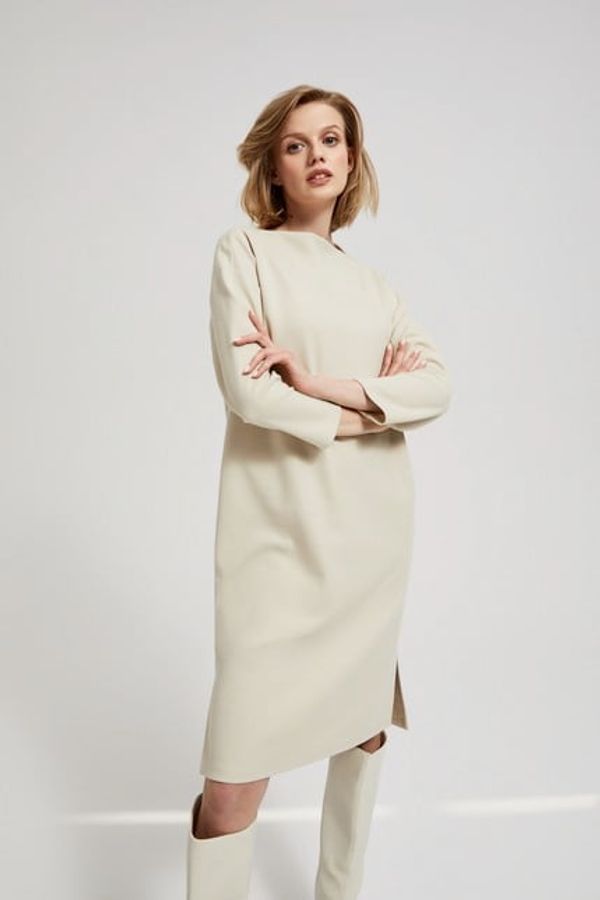 Moodo Simple dress with 3/4 sleeves