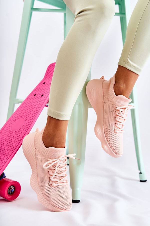 Kesi Slip-on women's sports shoes Pink Dalmiro
