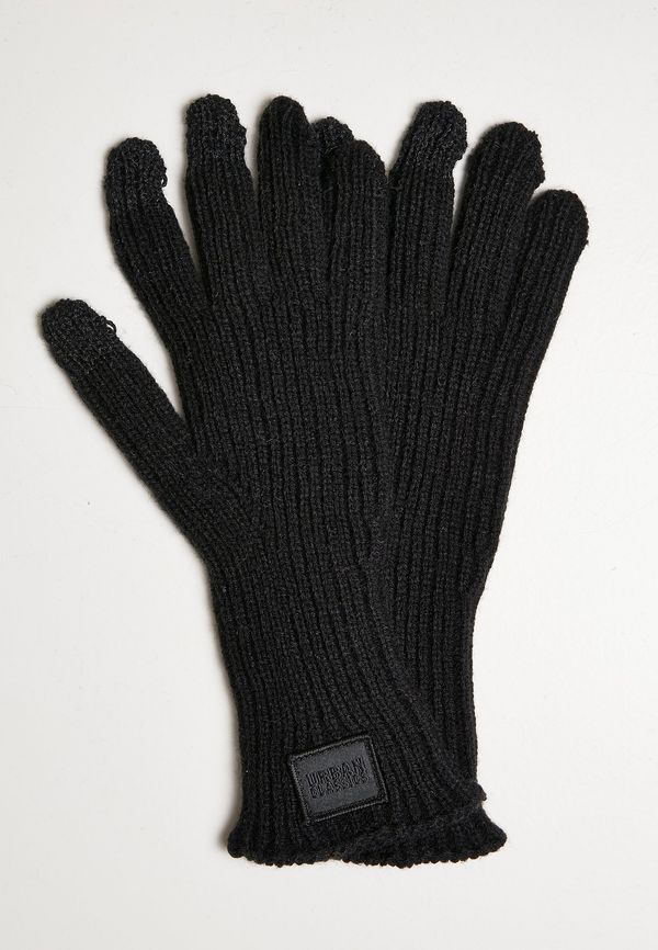 Urban Classics Accessoires Smart gloves made of knitted wool blend black