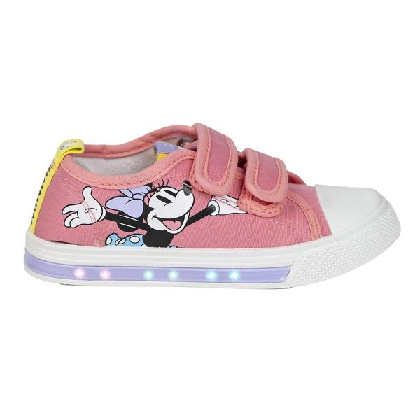 MINNIE SNEAKERS PVC SOLE WITH LIGHTS COTTON MINNIE