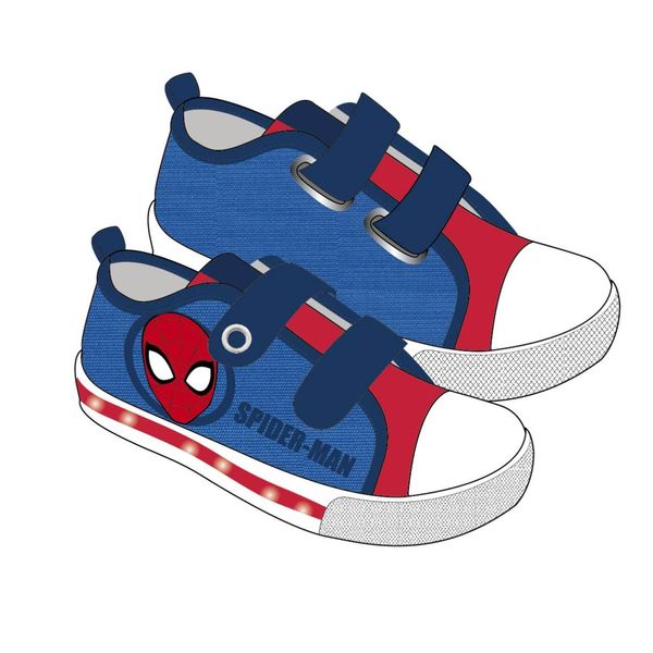 Spiderman SNEAKERS PVC SOLE WITH LIGHTS COTTON SPIDERMAN