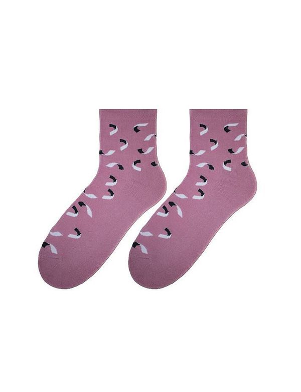 Bratex Socks Bratex D-005 Women Women's Winter Half-Terry Pattern 36-41 pink 036