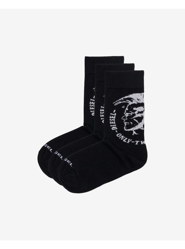 Diesel Socks - Diesel SKMRAYTHREEPACK Socks 3pack black