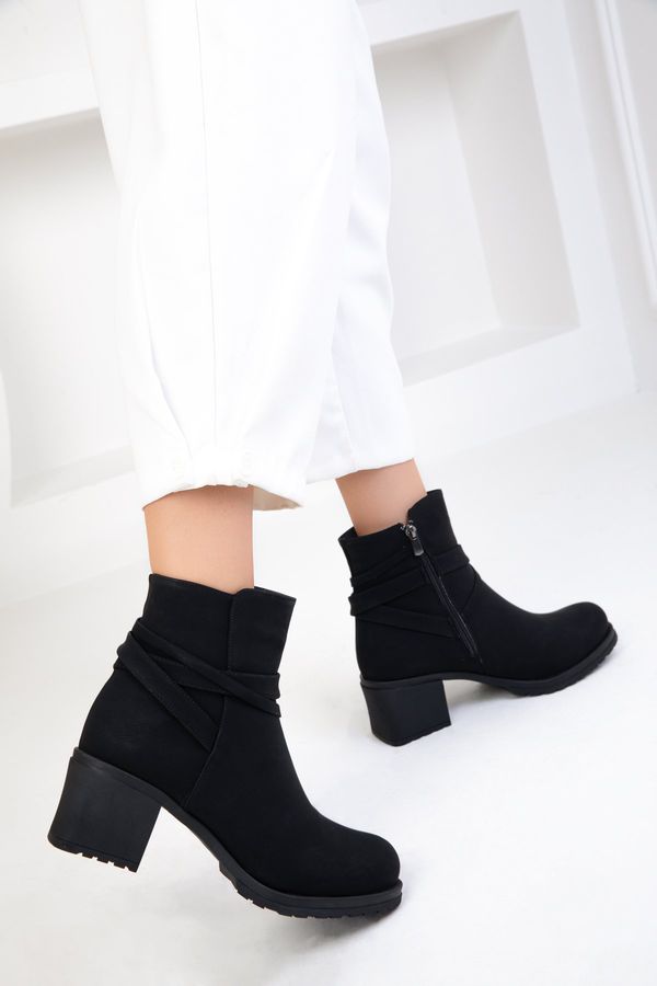 Soho Soho Black Matte Women's Boots & Booties 18710