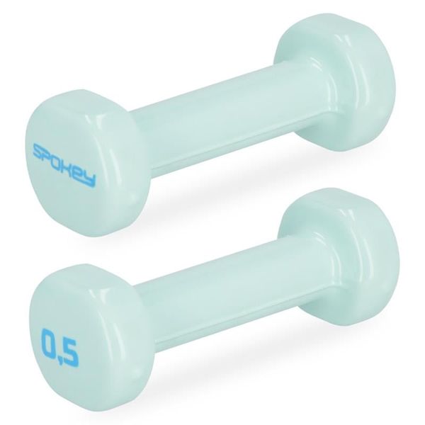 Spokey Spokey SHAPE Vinyl dumbbell set, 0.5 kg, mint