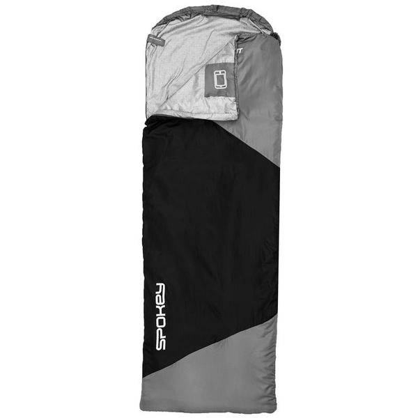 Spokey Spokey ULTRALIGHT 600 II Sleeping bag mumie/blanket, 7°C, black and grey
