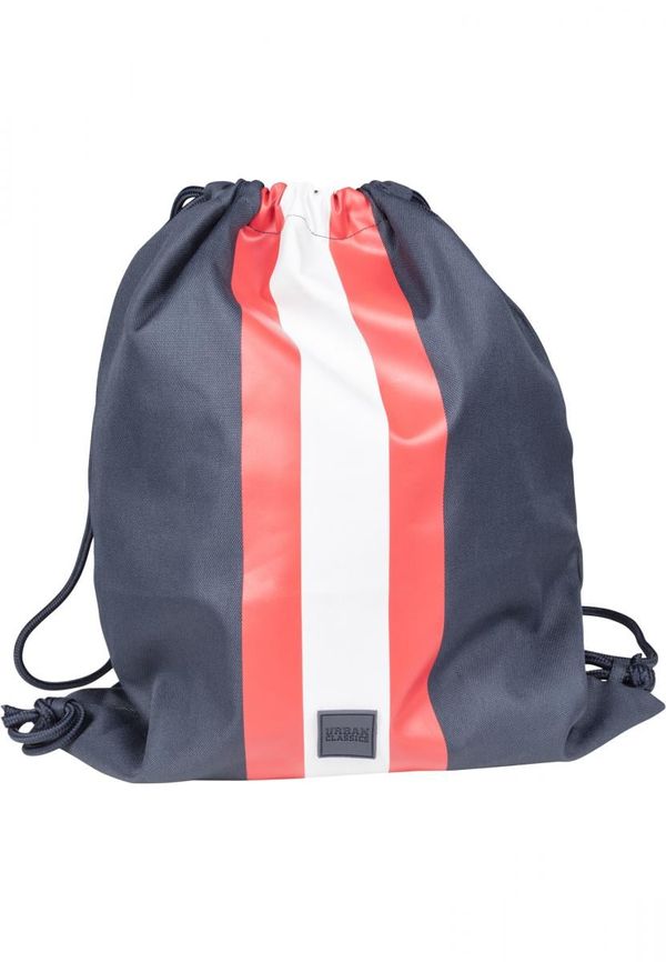 Urban Classics Accessoires Striped gymnastics bag nautical/fiery red/white