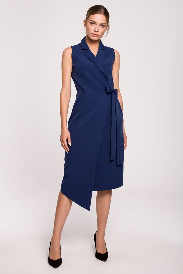 Stylove Stylove Woman's Dress S275 Navy Blue