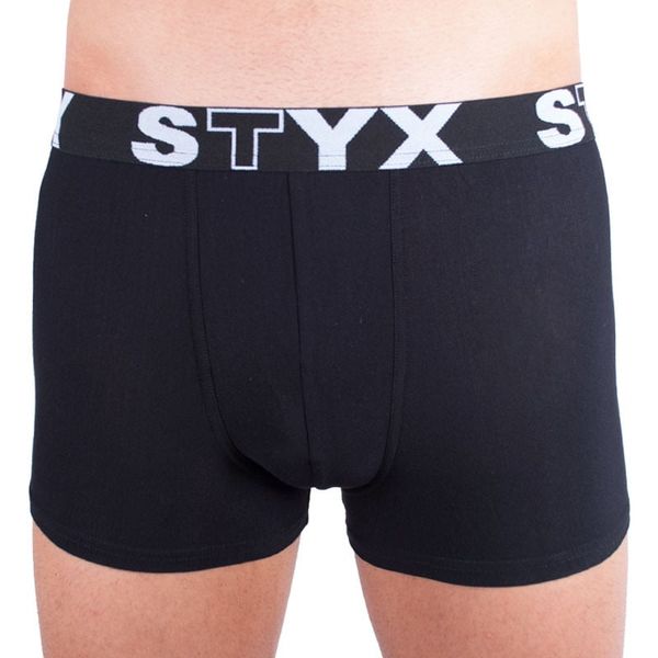STYX Styx black boxershorts with sports rubber