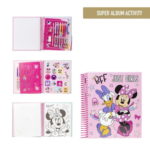 MINNIE SUPER ACTIVITY ALBUM COLOREABLE MINNIE