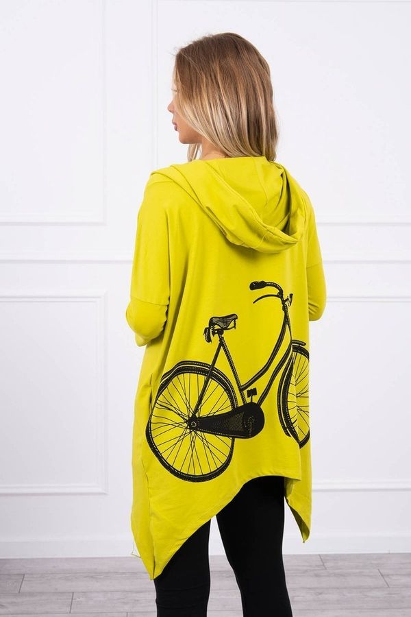 Kesi Sweatshirt with cycling print kiwi