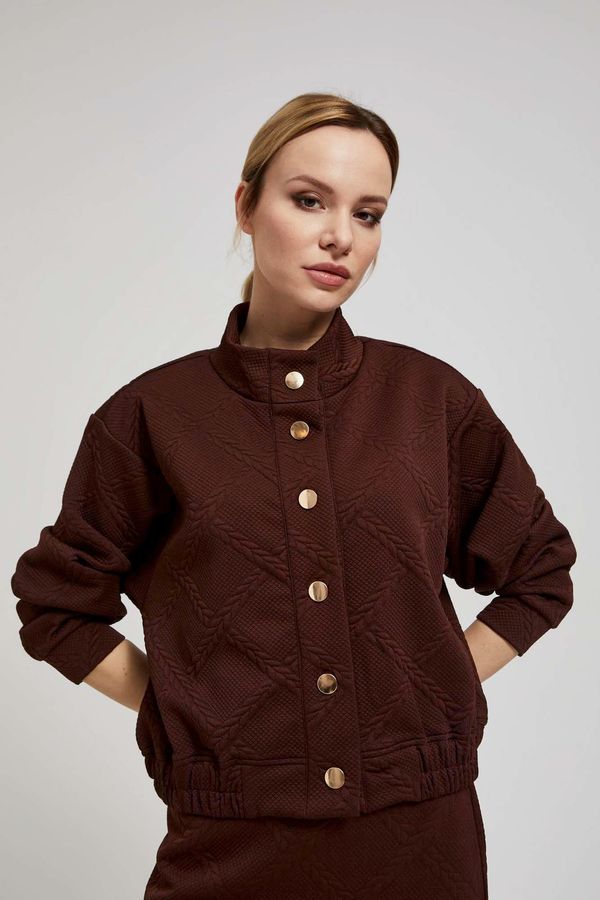 Moodo Sweatshirt with decorative buttons