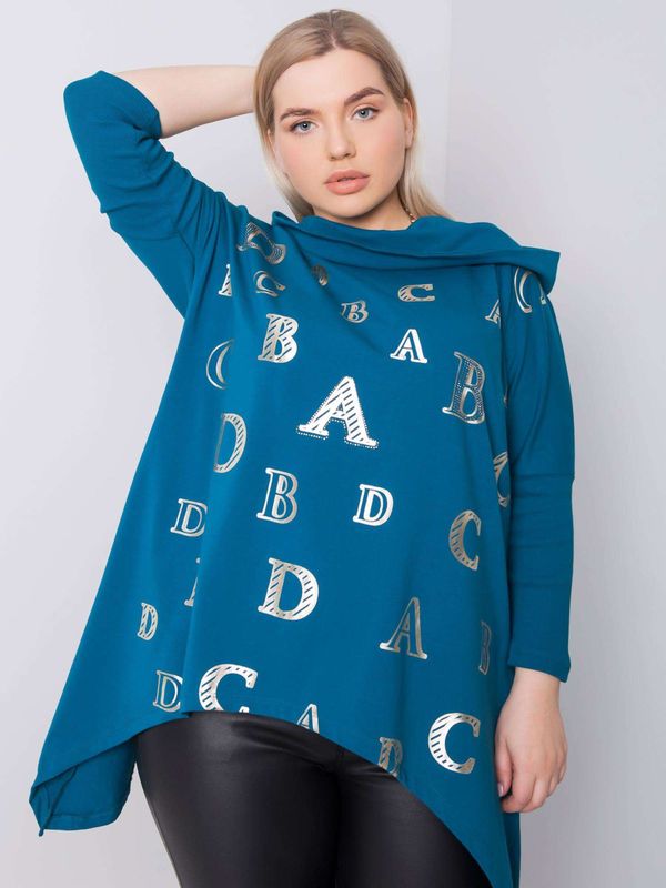 Fashionhunters Sweatshirt with sea print