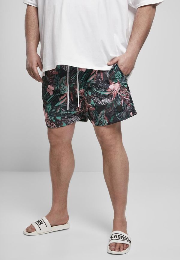 UC Men Swimsuit Pattern Shorts Dark Flower Aop