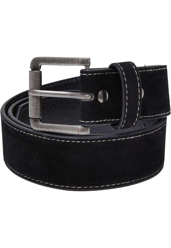 Urban Classics Accessoires Synthetic leather layering strap black