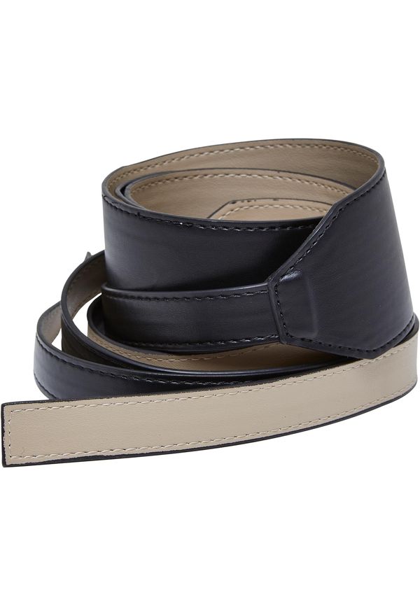 Urban Classics Accessoires Synthetic leather strap black/warm sand