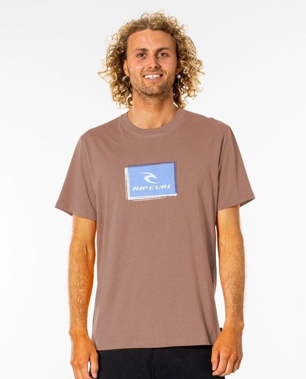 Rip Curl T-Shirt Rip Curl CORP ICON TEE Washed Peach