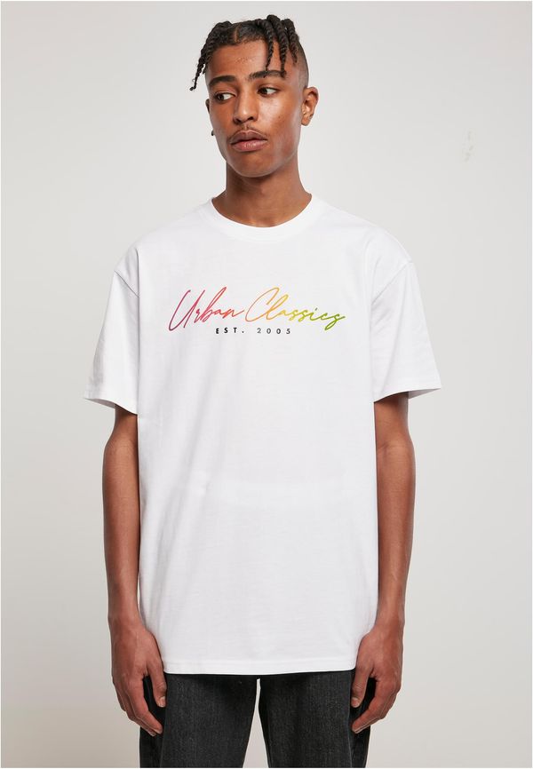 UC Men T-shirt with Script logo white
