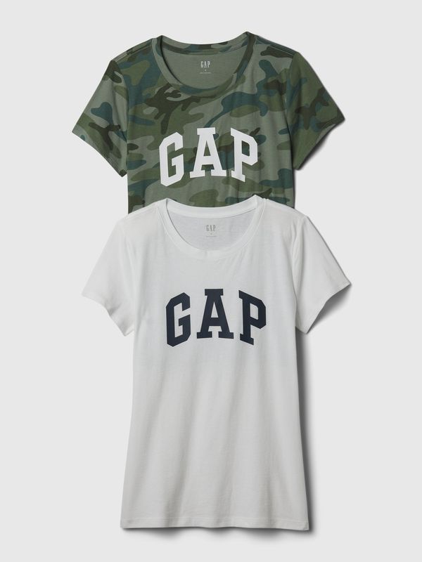 GAP T-shirts with logo GAP, 2pcs - Women