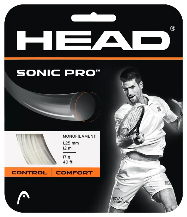 Head Tenisový výplet Head  Sonic Pro White (12 m)  1,25 mm