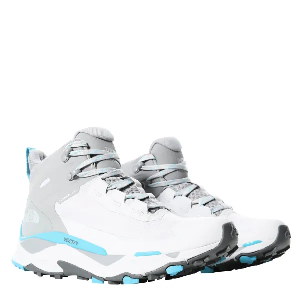 The North Face The North Face Vectiv Exploris Mid Futurelight Micro Chip Grey/Maui Blue Women's Shoes
