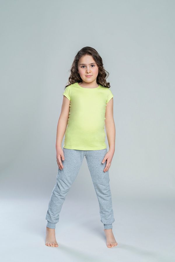 Italian Fashion Tola Short Sleeve T-Shirt for Girls - Lime