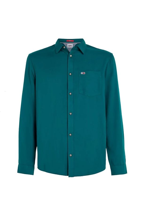 Tommy Hilfiger Tommy Jeans Shirt - TJM SOLID FLANNEL SH green