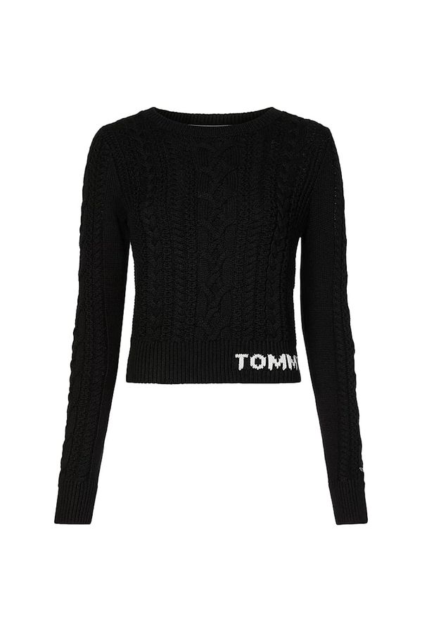 Tommy Hilfiger Jeans Tommy Jeans Sweater - TJW CABLE SWEATER black