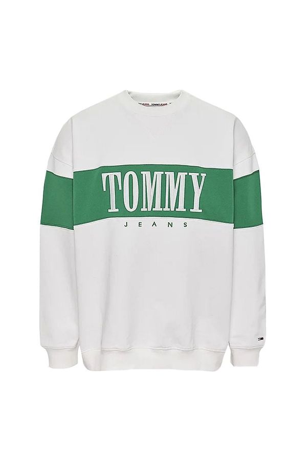Tommy Hilfiger Tommy Jeans Sweatshirt - TJM REG AUTHENTIC BL white