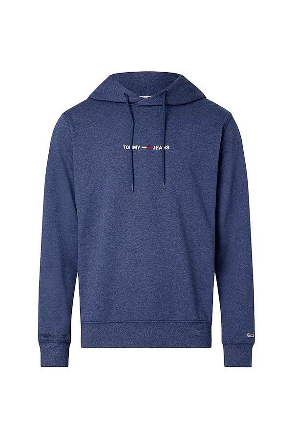 Tommy Hilfiger Tommy Jeans Sweatshirt - TJM STRAIGHT LOGO HOODIE blue