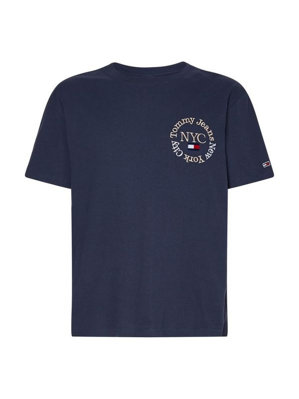 Tommy Hilfiger Tommy Jeans T-shirt - TJM TIMELESS CIRCLE TEE blue