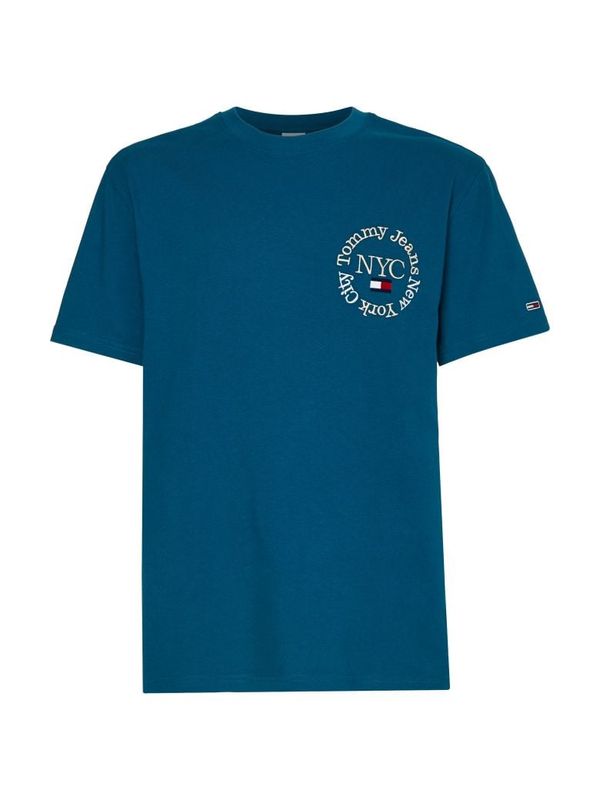 Tommy Hilfiger Tommy Jeans T-shirt - TJM TIMELESS CIRCLE TEE blue