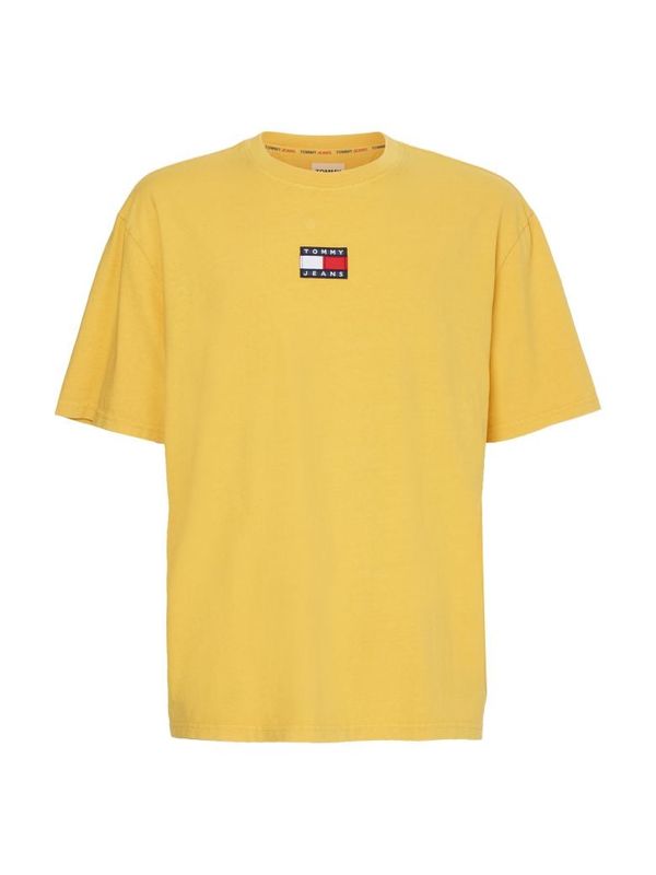 Tommy Hilfiger Tommy Jeans T-shirt - TJM WASHED BADGE TEE yellow
