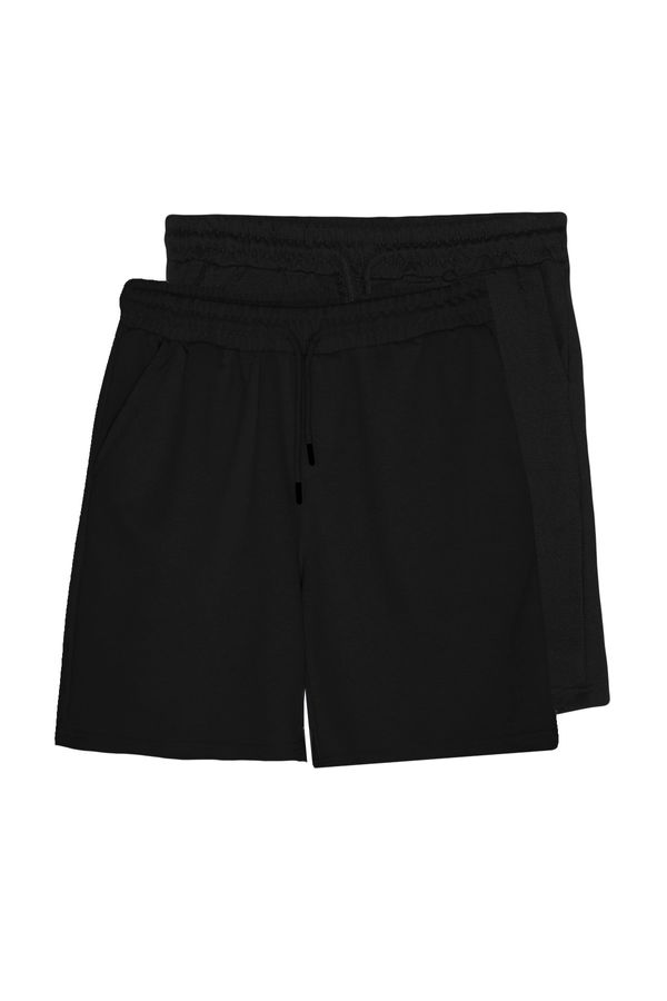 Trendyol Trendyol Black 2-Pack Shorts & Bermuda
