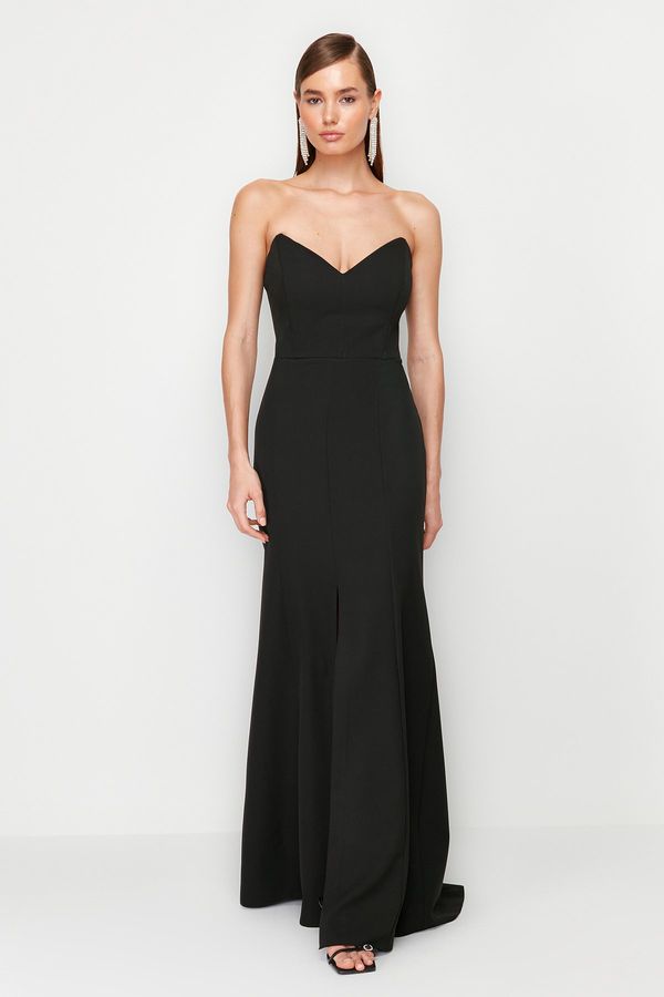 Trendyol Trendyol Black Body-Sitting Elegant Evening Dress