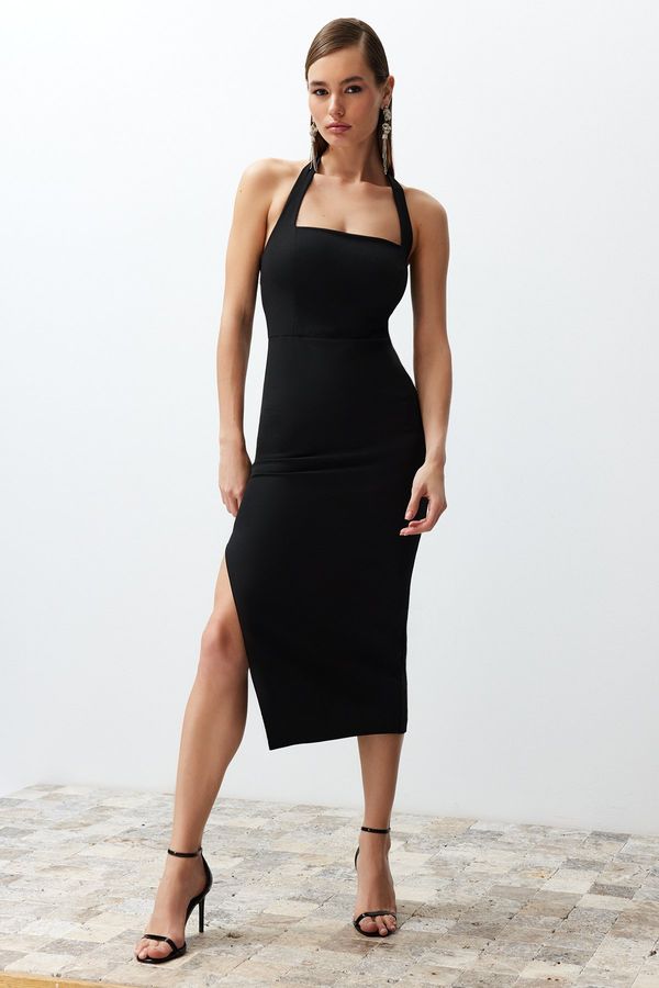 Trendyol Trendyol Black Fitted Woven Dress