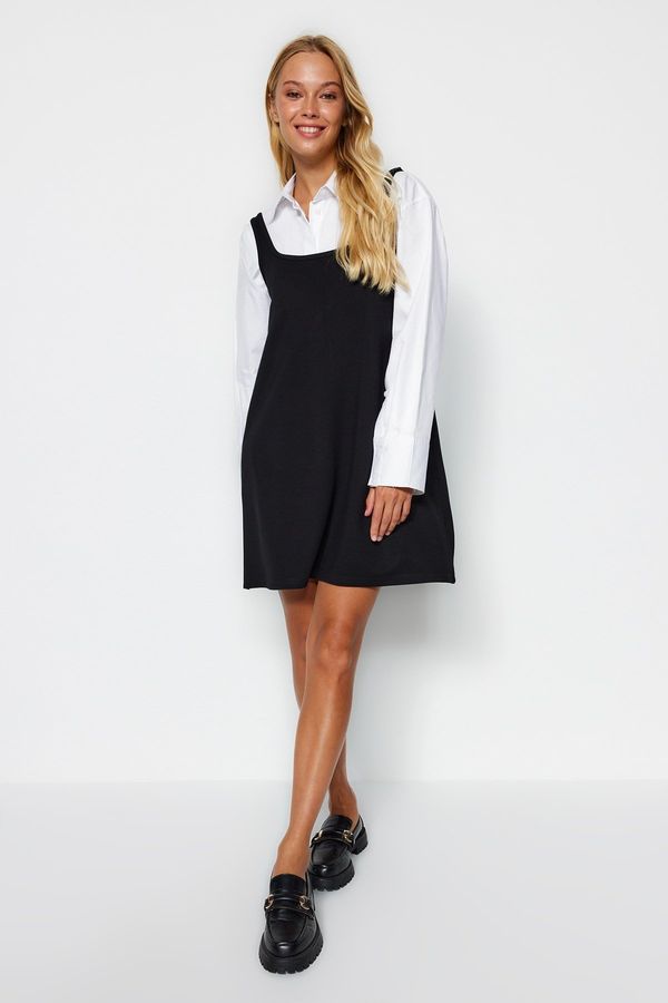 Trendyol Trendyol Black Gilet Skater/Knitted Waistcoat Dress