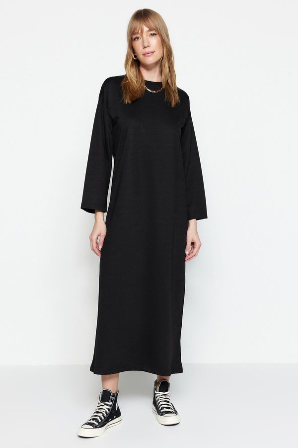 Trendyol Trendyol Black Oversize Knitted Dress